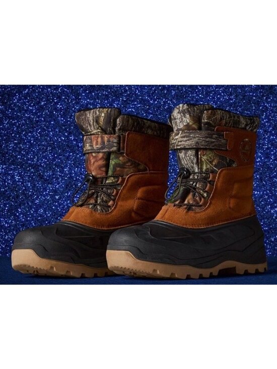 Ozark Trail Pack Suede Thinsulate 5° Mossy Oak Camo Snow Boots Men\'s Size 12 NWT main image 13